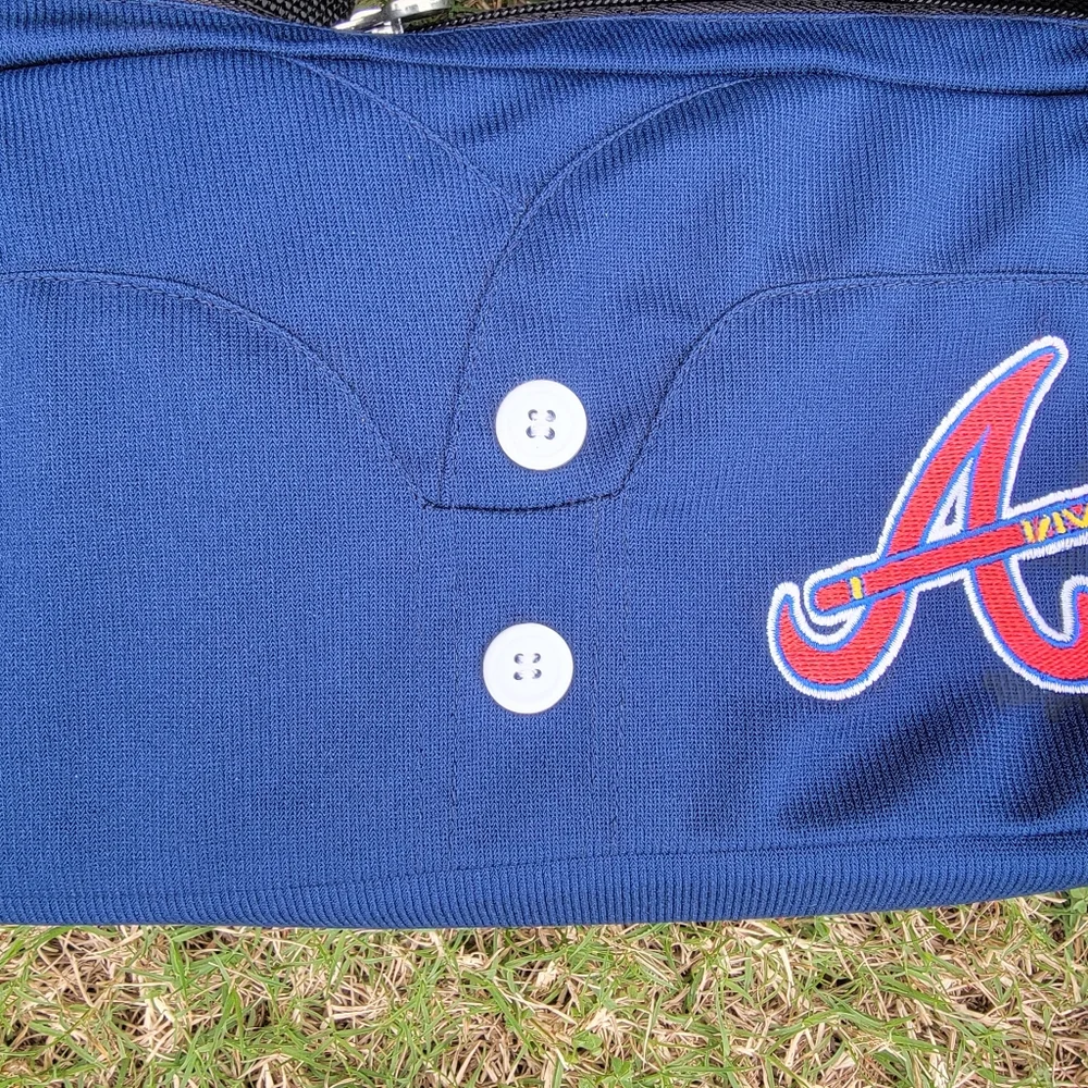 Atlanta Braves Jersey Purse MLB Baseball Licensed Product Zipper Shoulder Strap